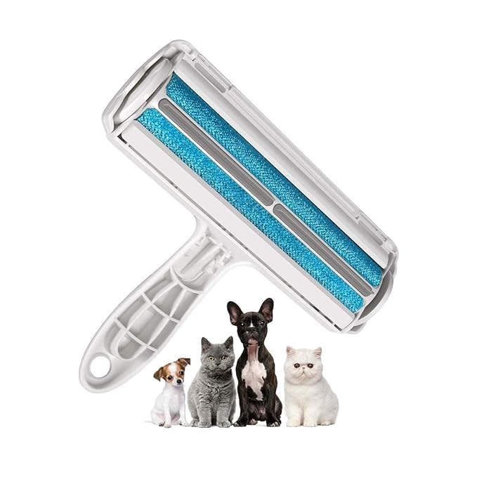 Episkey Dog Cat and Pet Hair Remover Roller from Clothes, Furniture, Carpet, Sofa, Home and Office White PET Roller