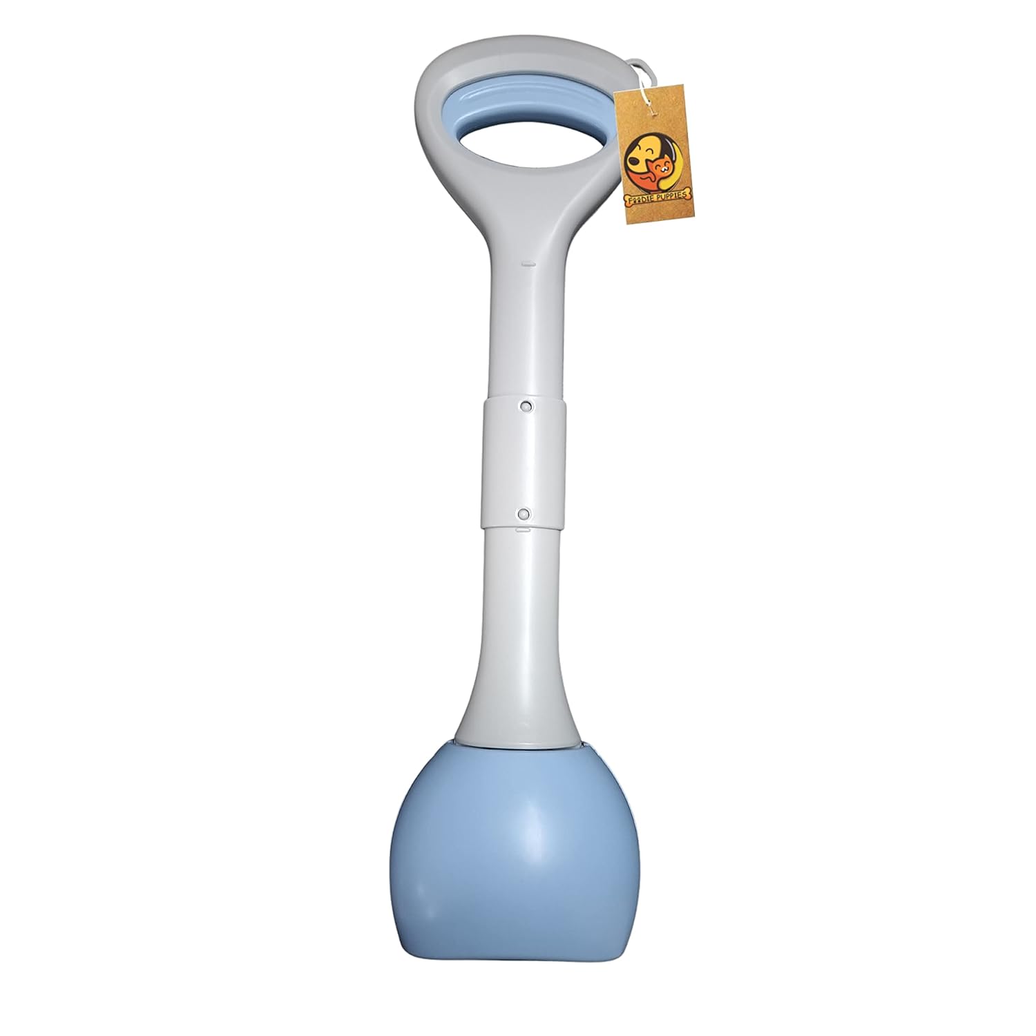 Foodie Puppies Pet Pooper Foldable Scooper for Dogs and Cats with Long Handle High Strength Material and Durable Spring for Easy Grass and Gravel Pick Up (Clutcher Scooper – Large)