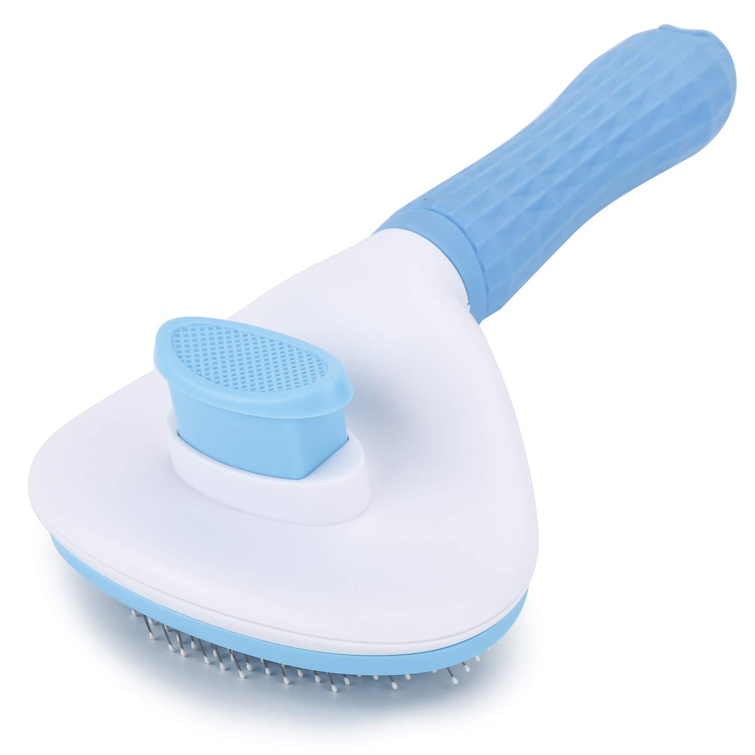 Depets Self Cleaning Slicker Brush, Pet Grooming Shedding Brush for Dogs and Cats – Easy to Remove Loose Undercoat, Pet Massaging Tool Suitable for Pets with Long or Short Hair Color May Vary Depets Self Cleaning Slicker Brush, Pet Grooming Shedding Brush for Dogs and Cats – Easy to Remove Loose Undercoat, Pet Massaging Tool Suitable for Pets with Long or Short Hair Color May Vary