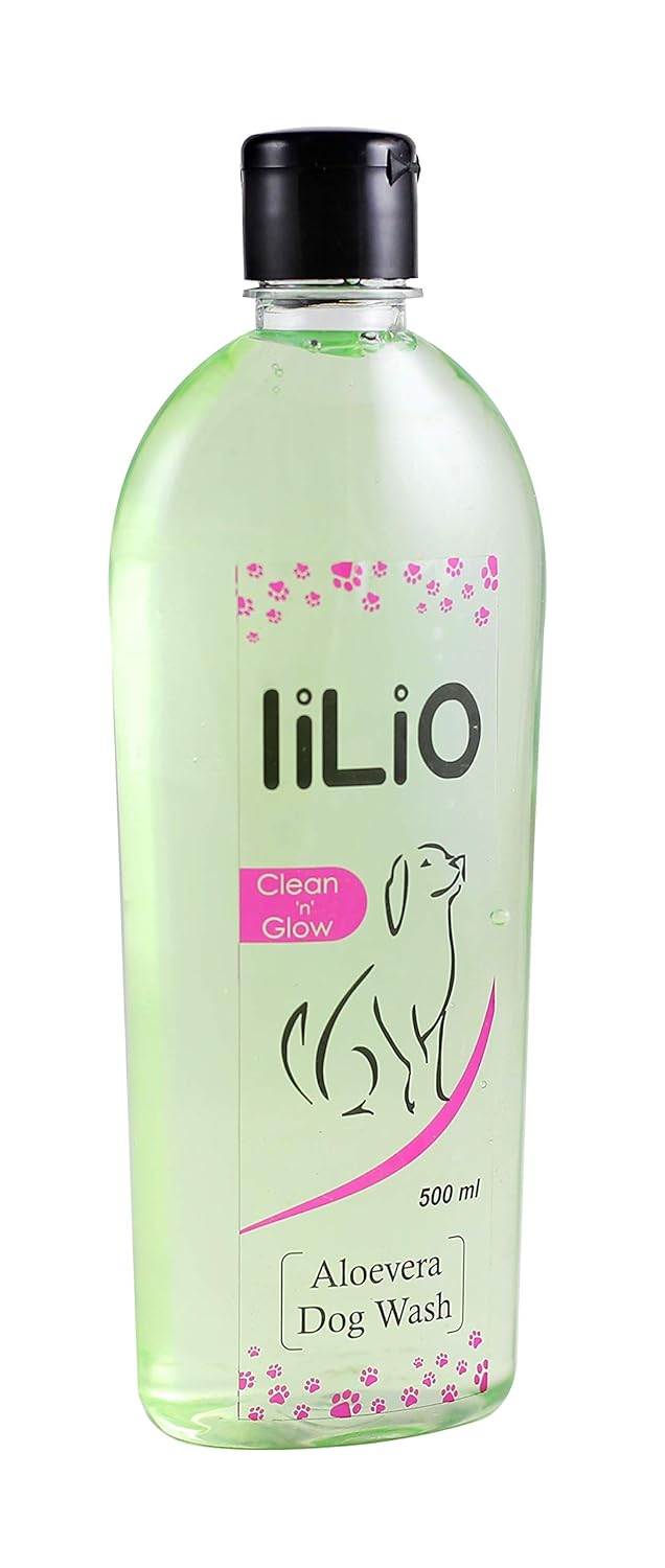 iiLio Natural Dog Wash with Soothing Aloe-Vera extracts (500 ML)