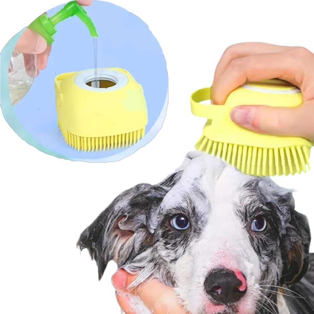 ZOIVANE Dog Brush for Hair, Dog & Cat Accessories, Cat Brush, Dog Hair Brush, Dog Bathing Brush, Pet Brush, Dog Brush for Labrador, German Shepherd, Golden Retriever – Any Color (Pack of 1)