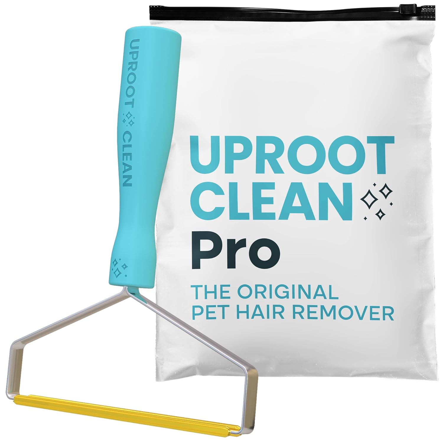 Uproot Cleaner Pro by HYRUS – Reusable Pet Hair Remover – The Non-Damaging Lint Remover and Carpet Scraper by Uproot Clean – Easy Cat Hair Remover & Pet Hair Remover for Couch, Clothes & Rugs