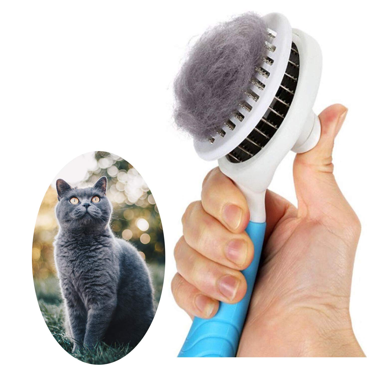 Tujimao Pet Grooming Brush Effectively Reduces Shedding by Up to 98% Professional Deshedding Tool for Dogs and Cats Tujimao Pet Grooming Brush Effectively Reduces Shedding by Up to 98% Professional Deshedding Tool for Dogs and Cats