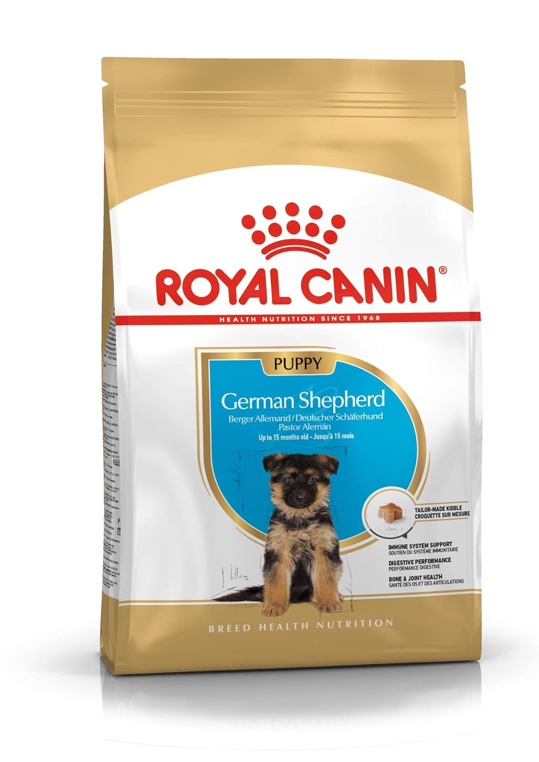 Royal Canin German Shepherd Puppy Dry Pellet Dog Food, Chicken, 3 Kg,Pack of 1