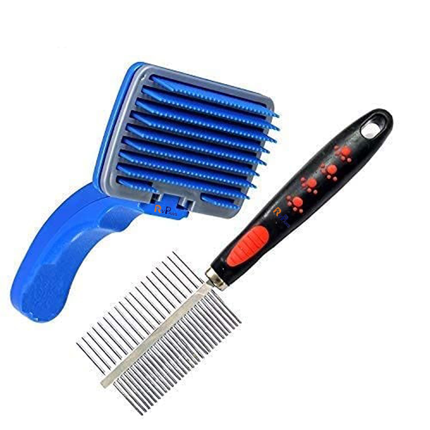 RvPaws 2 in 1 Pet Comb Pack Adjustable Dog/Puppy Brush/Pet Comb for Grooming Cum Massager and Safety from Mites/Lice/Ticks Combo Pack of 2 Comb Large Size RvPaws 2 in 1 Pet Comb Pack Adjustable Dog/Puppy Brush/Pet Comb for Grooming Cum Massager and Safety from Mites/Lice/Ticks Combo Pack of 2 Comb Large Size