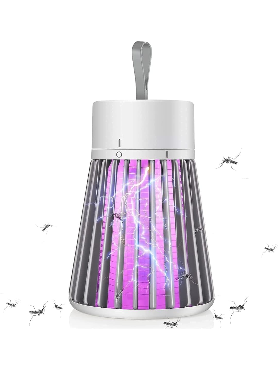 C.HERRY® Mosquito-Lamp-Eco-Friendly-Bug-Zapper-Electric-Shock-Mosquito-Lamp-Dual-Mosquito-Zapper-Lamp-Indoor-Insect-Trap-Portable-Killer-Lamp