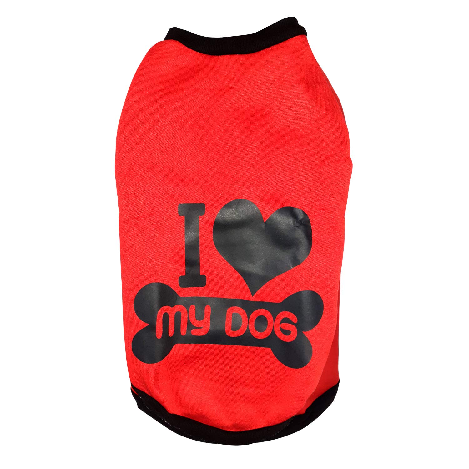 Eshan Pet Products Dog Winter Wear Warm Clothes Sweatshirt for Puppy and Dogs (I Love My Dog, 20 in)