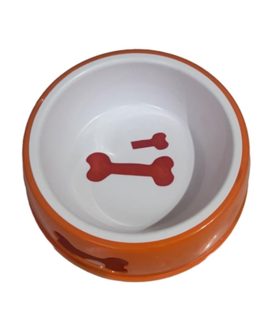 Jeevan Electronics pet Products wholesaler Pet Dog Bowl, Ceramic Food Water Dish with Bone Design, Turquoise and White, Non-Slip Base