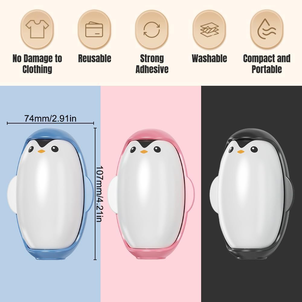 TCCO ENTERPRISE Washable Reusable Gel Lint Roller for Pet Hair, Portable Dog Cat Pet Hair Remover for Clothes, Laundries, Sticky Cleaner, Dust Fuzz Fur for Travel Household