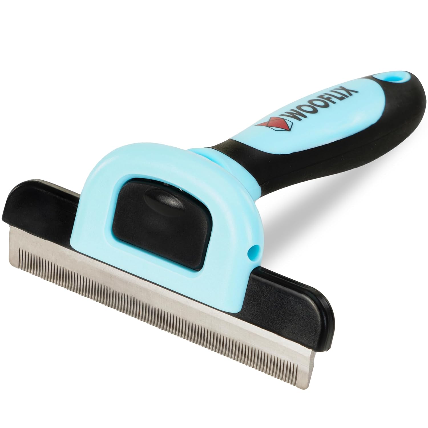 Wooflix Professional Dematting Deshedding Comb Tool for Pet Grooming (Puppy Puppies Dog & Cat) Gentle Hair Brushes for Shedding and Cleaning Fur Lice Remover Clean Coat Accessories (Deshedding Comb)