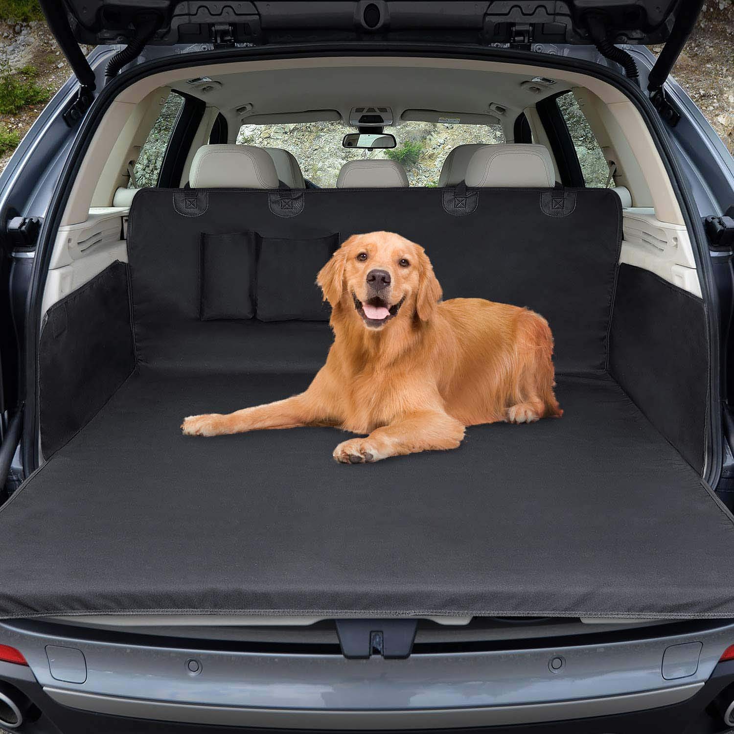 KOZI PET Car Boot Liner Protector, Waterproof Auto Mat Dogs Cover, Trunk Dog Car Protective with Side Protection, Anti-Slip Scratch Dust Hair for Car KOZI PET Car Boot Liner Protector, Waterproof Auto Mat Dogs Cover, Trunk Dog Car Protective with Side Protection, Anti-Slip Scratch Dust Hair for Car