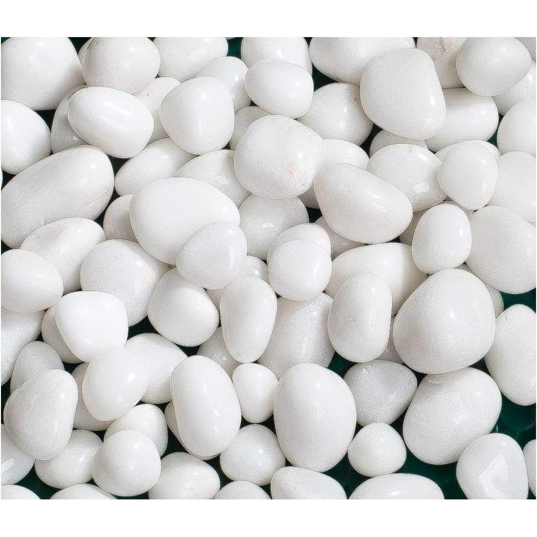 Foodie Puppies Polished White Pebbles Glossy Stones – 2Kg (2.5cm – 4cm) | for Home Decorative, Vase Fillers, Aquarium Fish Tank, Garden River Rock Unplanted Substrate Foodie Puppies Polished White Pebbles Glossy Stones – 2Kg (2.5cm – 4cm) | for Home Decorative, Vase Fillers, Aquarium Fish Tank, Garden River Rock Unplanted Substrate