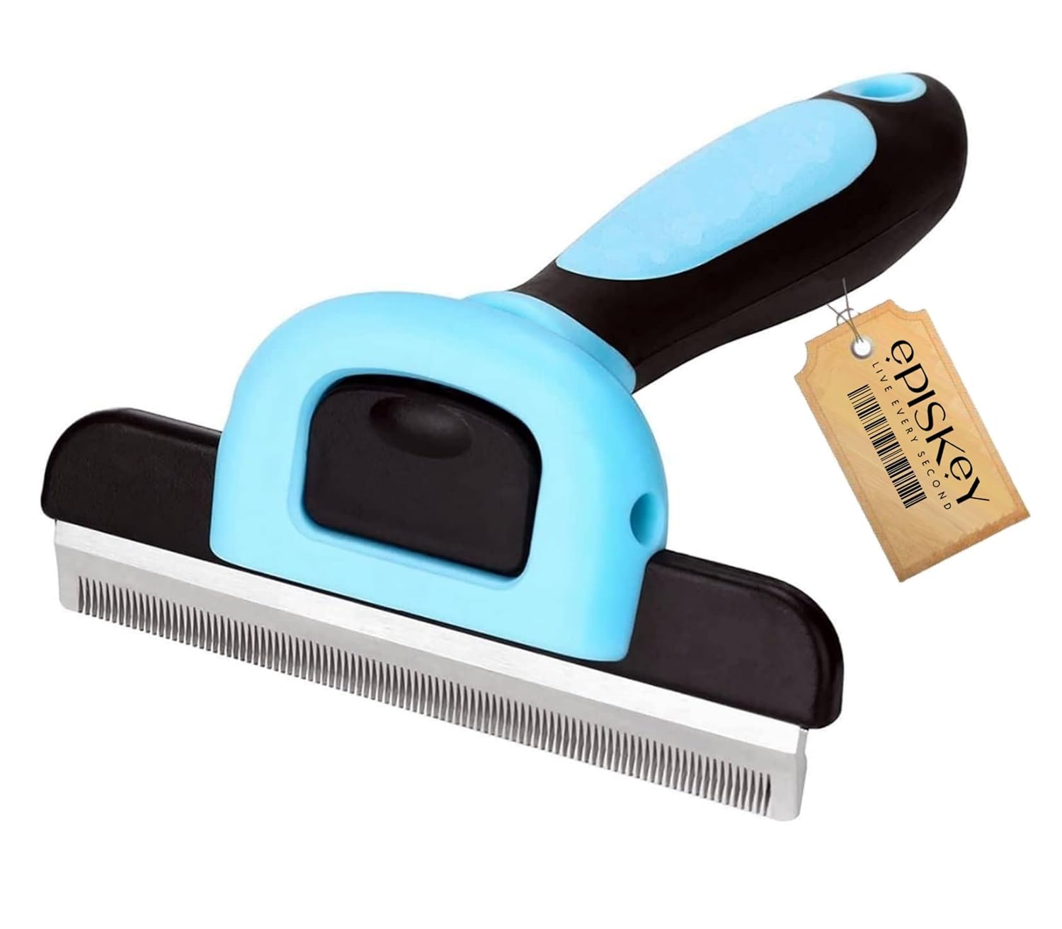 Episkey Pet Grooming De-shedding Tool Brush For Dogs, Cats and Rabbits| Dog De-Shedding Comb For Short, Medium, And Long Hair All Breeds (De-Shedding Brush)