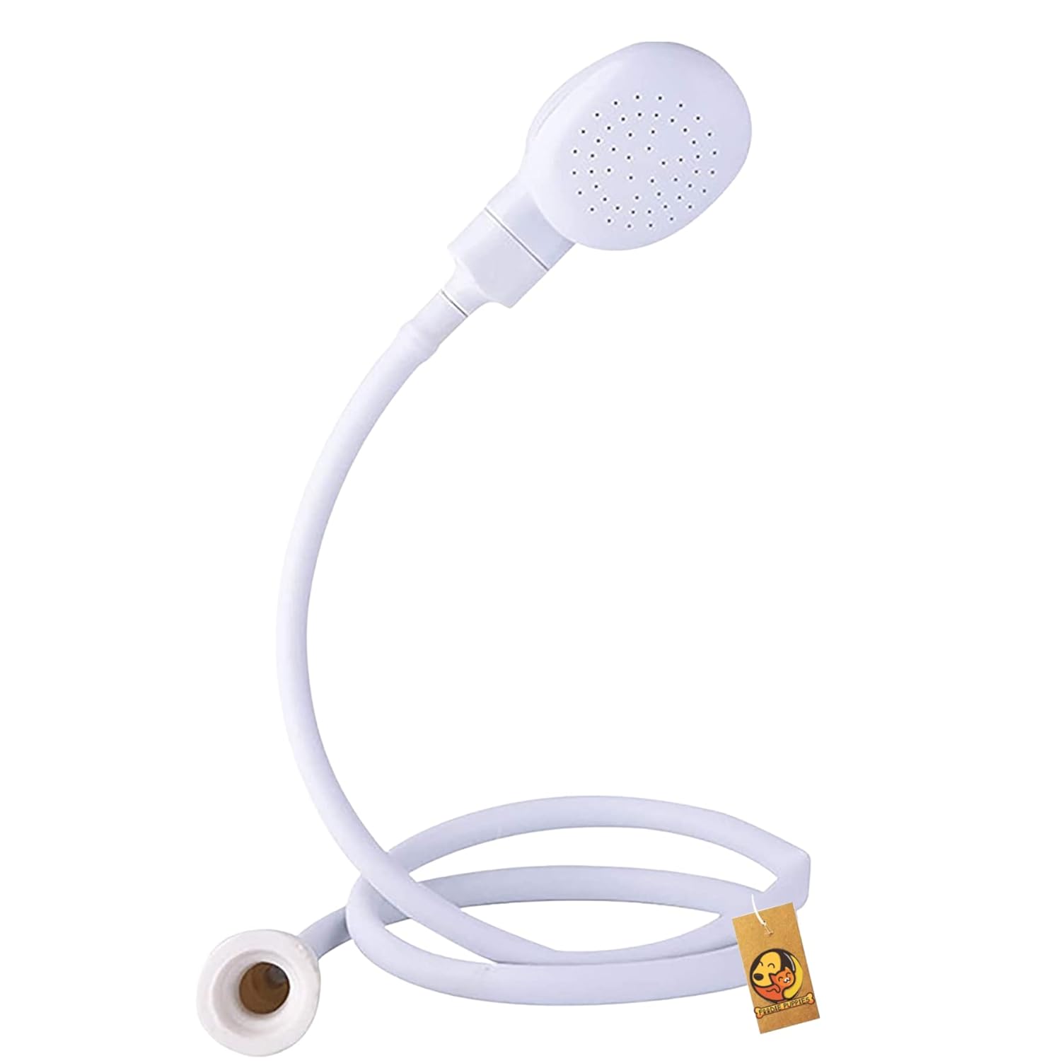 Foodie Puppies Pet Sprayer Bathing Tool, Portable Handheld Shower Head with Shower Spray Hose for Bathing Baby, Pets, Washing Hair, Rinsing Vegetables, Utility Sink (Pet Shower Head)