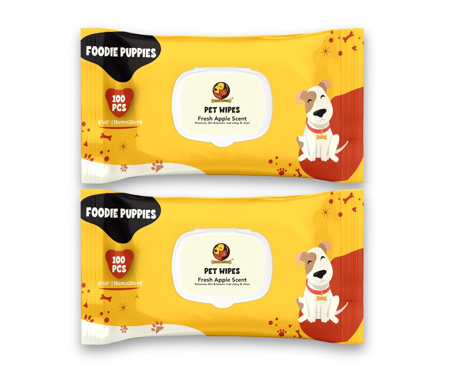Foodie Puppies Anti-Bacterial 200 Pulls Pet Wet Wipes (Fresh Apple) – 100 Wipes (Pack of 2) | Grooming Wipes for Dogs, Puppies, Cats, Rabbits & Small Animals | SLS Free, Paraben Free & Cruelty Free Foodie Puppies Anti-Bacterial 200 Pulls Pet Wet Wipes (Fresh Apple) – 100 Wipes (Pack of 2) | Grooming Wipes for Dogs, Puppies, Cats, Rabbits & Small Animals | SLS Free, Paraben Free & Cruelty Free