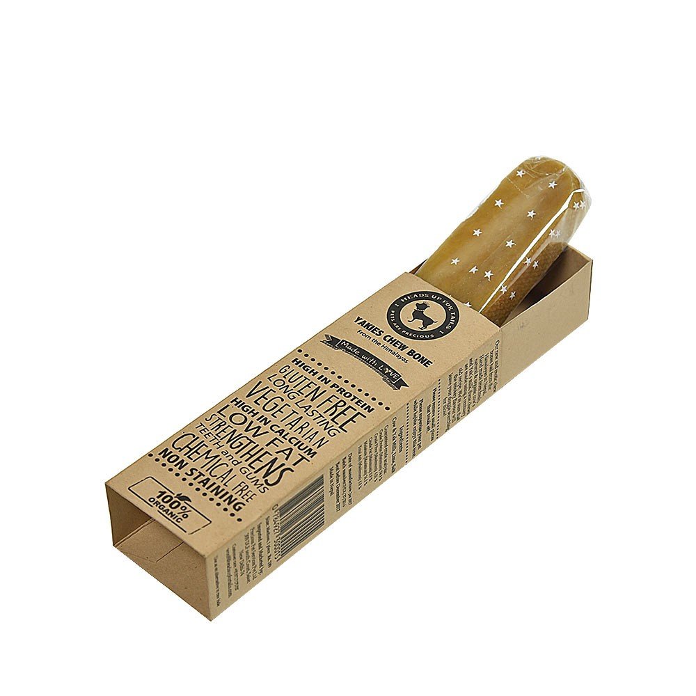 Heads Up for Tails Yak Chew Bone for Dogs – Yak Milk Bars for Dogs – Chhurpi Dog Food Treats (Yak Milk Chews) – Extra Large – Healthy Alternative to Raw Hide, All Life Stages, 1 Count