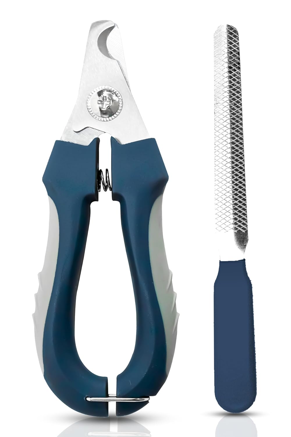 Buraq Pets Dog Nail Cutter with Nail Filer, Professional Pet Nail Clipper for Dogs, Cats, Puppies & Small Animals, Durable, Safe, Ergonomic Grooming Tool for Precise Trimming