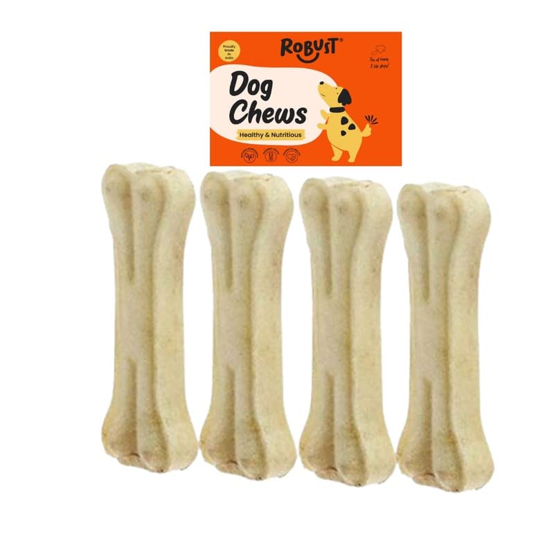 ROBUST All Life Stages Dog Chew Bones : 5 inches, Chicken (4)