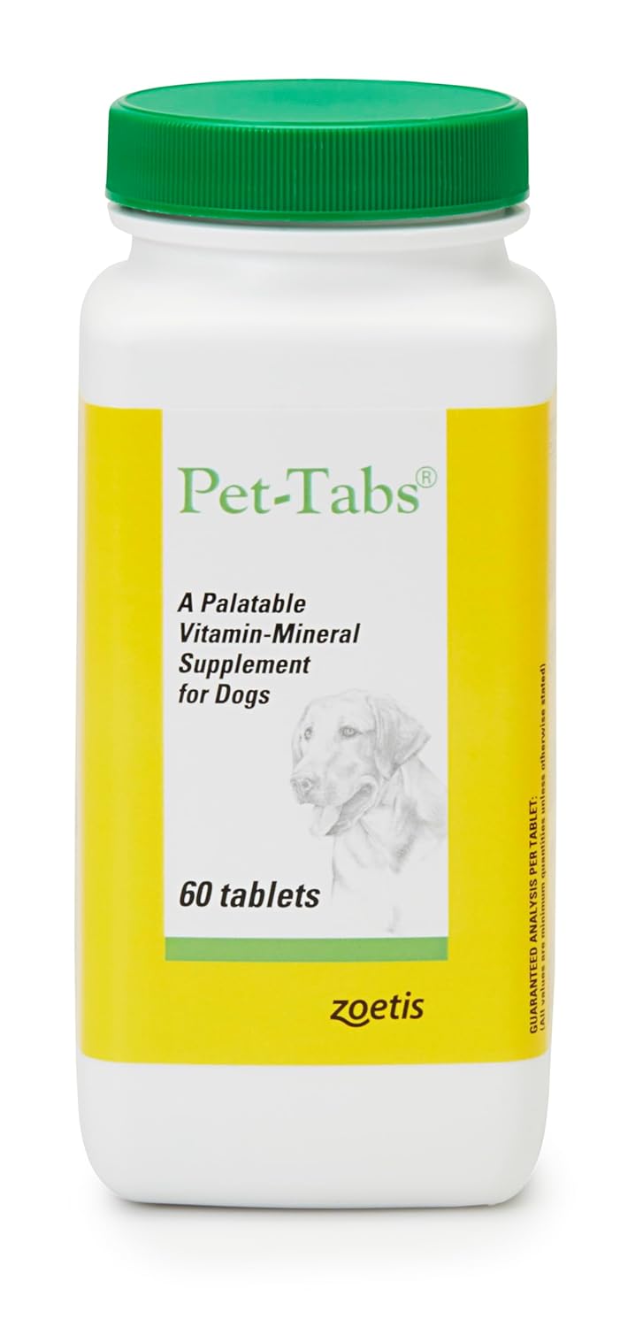 Pet-Tabs Vitamin Mineral Supplement – 60 Tablets