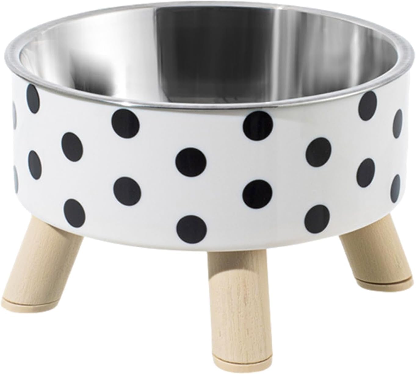 BLURISM High Rise Cat & Dog Food Bowl – Stainless Steel Elevated Cat Bowls Protecting Spine – Detachable Cat Dish, Durable Pet Supplies for Cat Feeding, Optimal Eating Posture, Vomiting Prevention