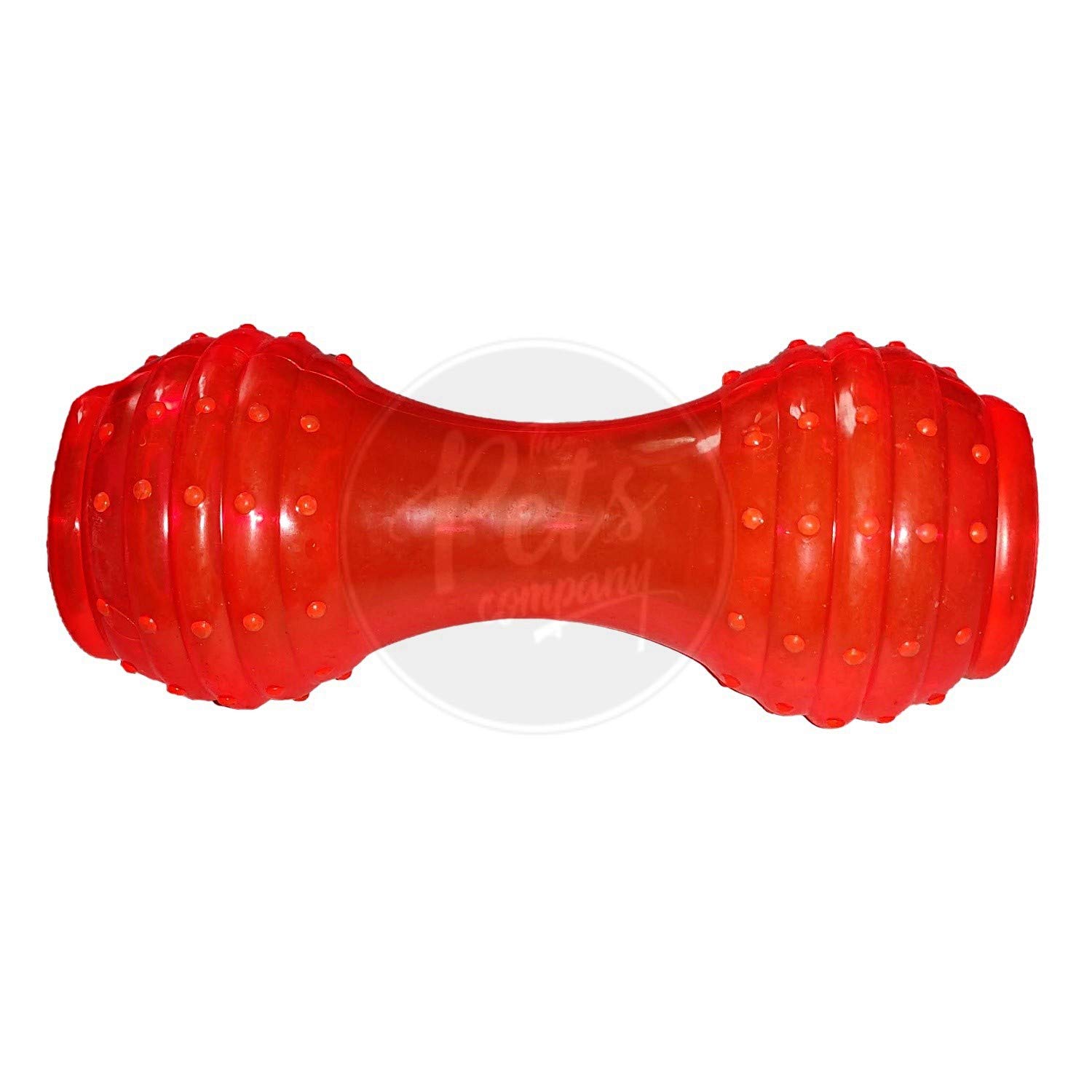 The Pets Company Rubber Large Chew Bone, Treat Dispenser Interactive Dog Toy for Adult Dogs, 8 Inch