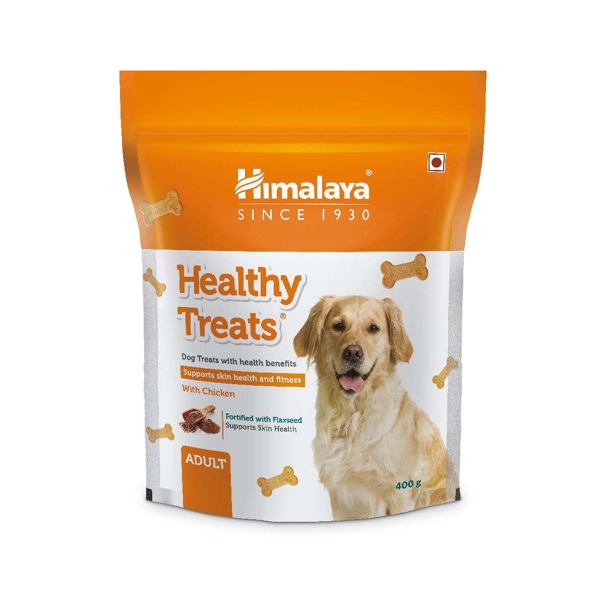 Himalaya Healthy Dog Biscuit Treats for Adult with Chicken I Improves Skin Health I Active Life | Training & Rewards | 400g