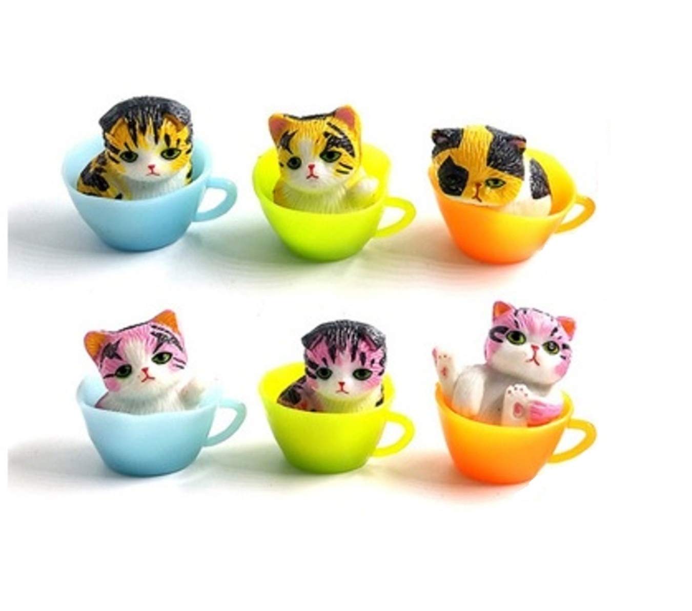BHOOLU&GOOLU Cute Cup cat – 6 Pcs/Set