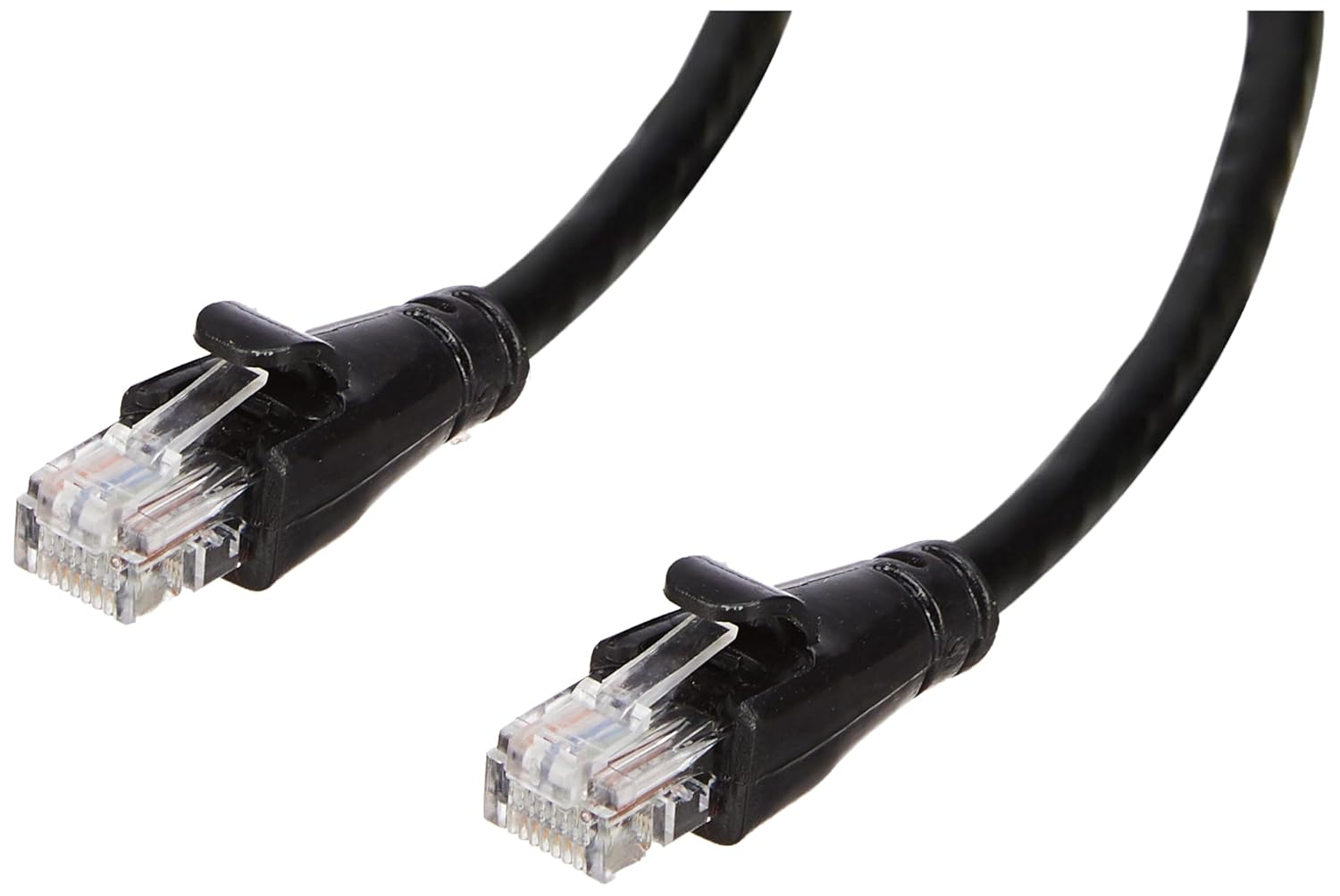 amazon basics RJ45 Cat-6 Ethernet Patch/LAN Cable for Personal Computer – 3 Feet (Black)