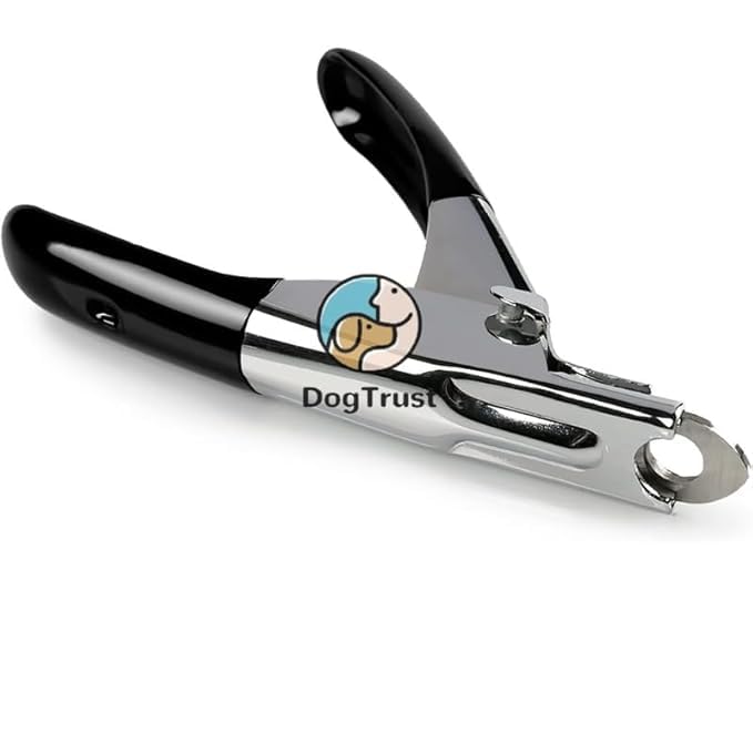 Dog Trust Professional Stainless Steel Scissor Tool Nail Clipper Cutter for Cat & Dog (Medium), Multicolor