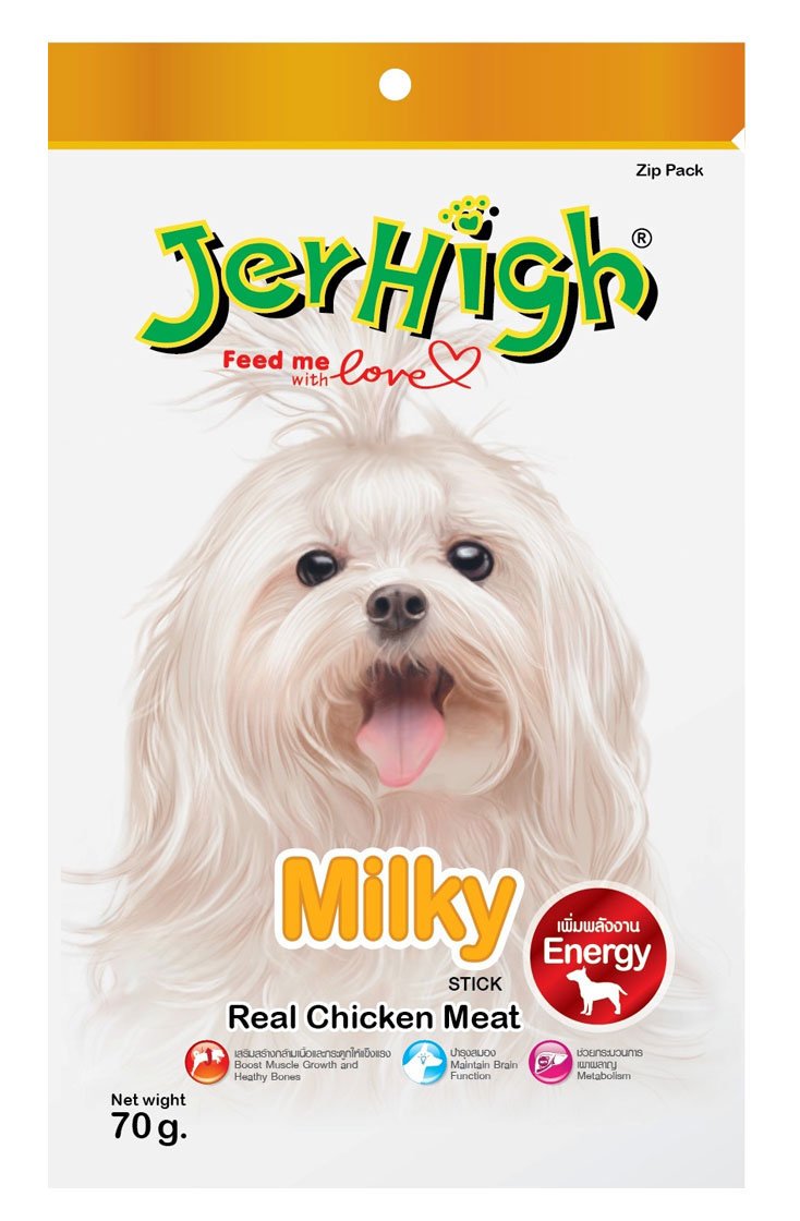 JerHigh Milk Stix Dog Treats, 85/70 g