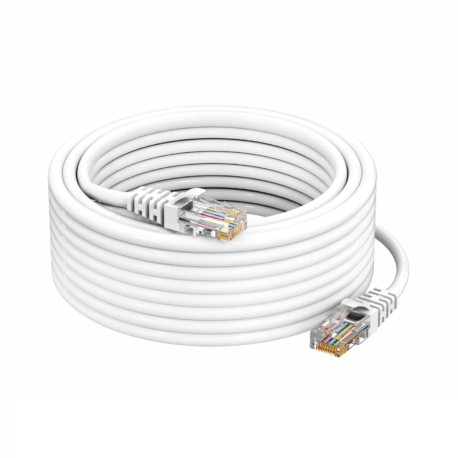 ProDot Cat 6e 30 Meter Ethernet Cable/LAN Cable/Network Cable I High Speed 250MHZ I Weatherproof/UV Resistant I RJ45 Lan Cable I -10° To 60° Weather I Solid Conductor I 4 Pair (8 Wire Multi-Color) ProDot Cat 6e 30 Meter Ethernet Cable/LAN Cable/Network Cable I High Speed 250MHZ I Weatherproof/UV Resistant I RJ45 Lan Cable I -10° To 60° Weather I Solid Conductor I 4 Pair (8 Wire Multi-Color)