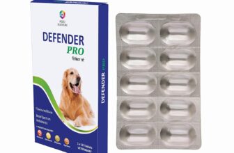 Defender Pro Deworming Tablet for Dogs of All Life Stages (Pack of 1) | Natural & Herbal Ingredients | Effective Formula to Kill & Expel Parasites | 10 Tablets Per Pack