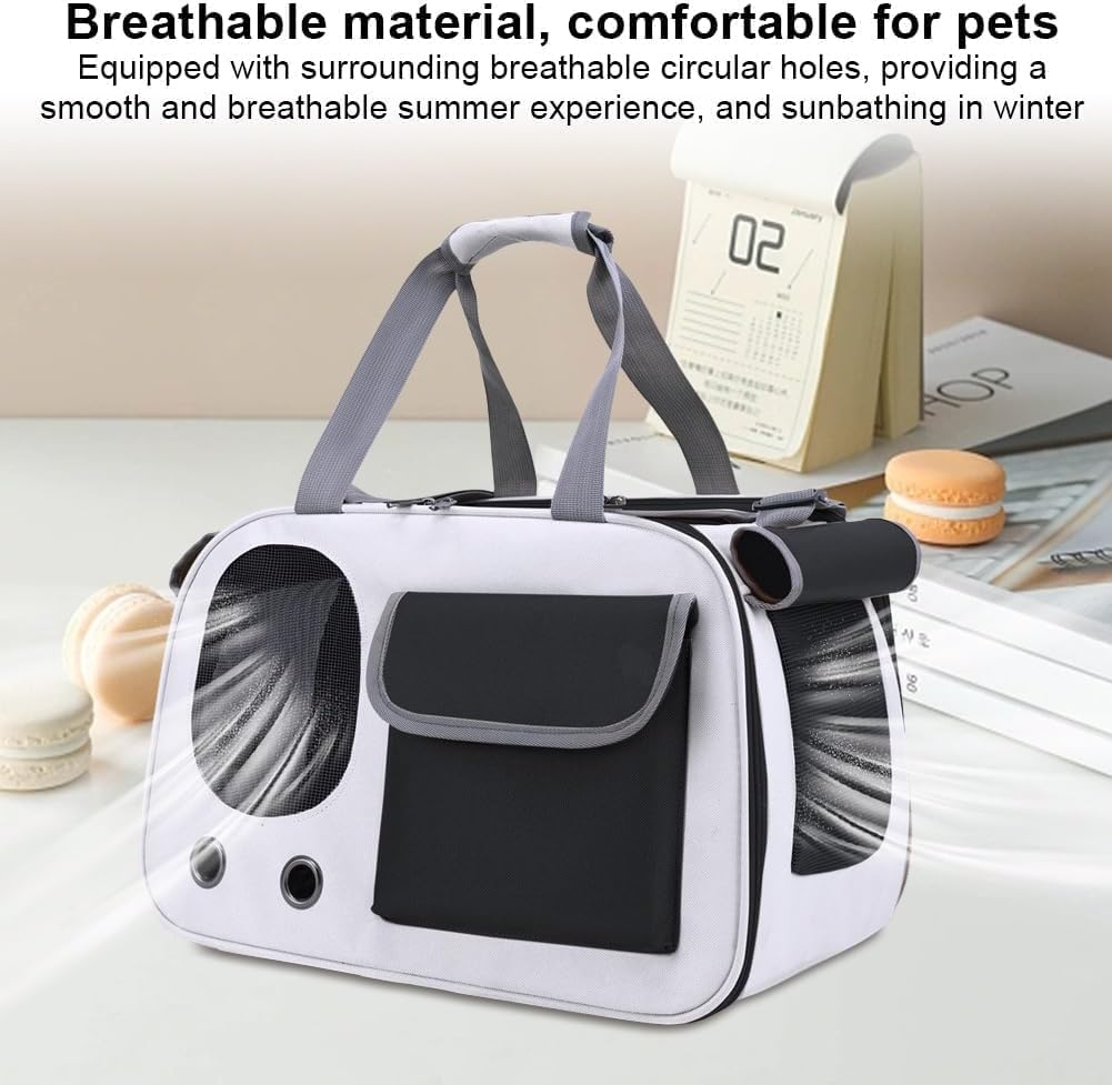 Scizor Pet, Cat Carier, Pet Travel Bag, Portable Cat Tote Carrier, Soft Sided Travel Puppy FoldableCarrier ToteCarrier for Puppies Small Dogs and Animals (SC-03)