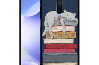 Cat Sleeping On The Books Design Premium 2D Printed Metal Back Case Cover for Mi Redmi K30 4G / Poco X2 4G
