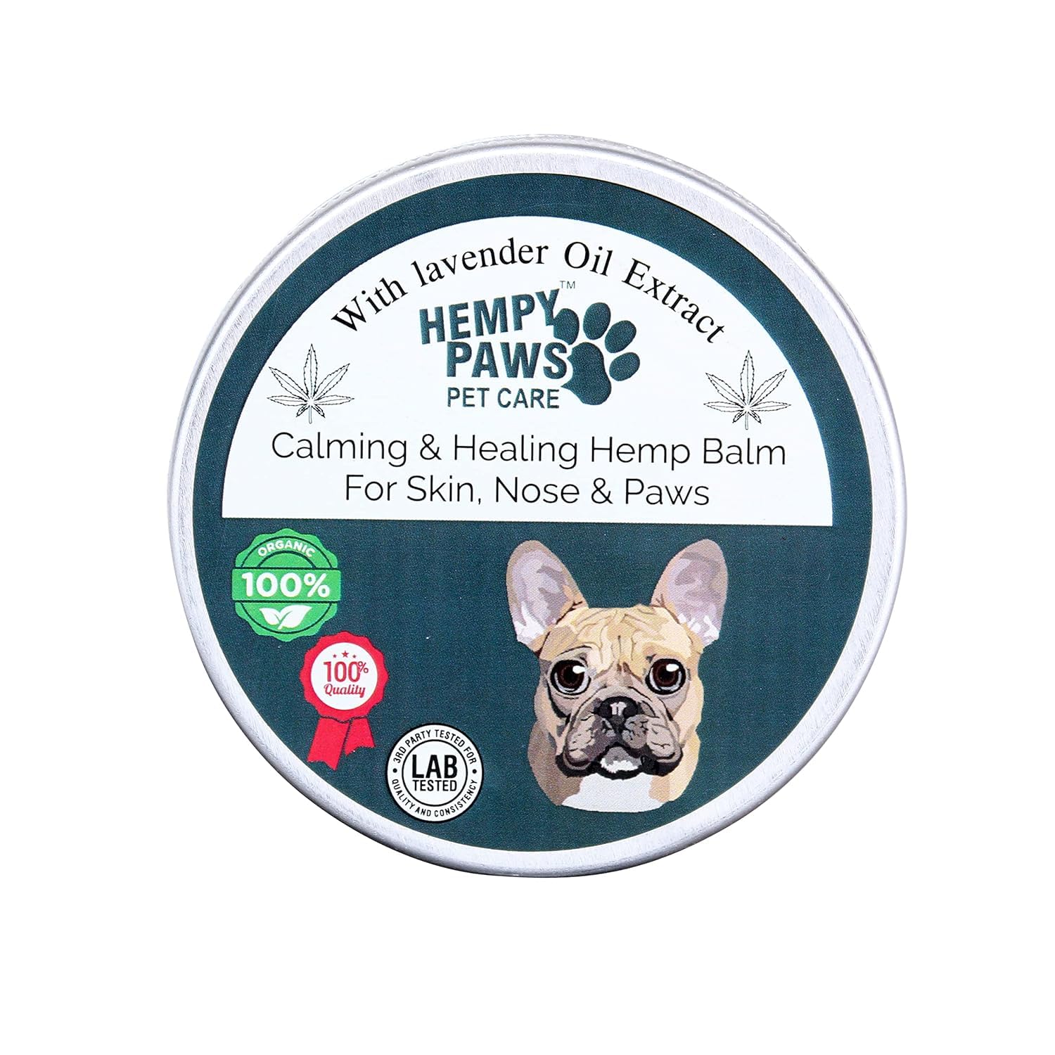 Premium Calming Paw Balm for Dogs & Pets – 50gm | Lavender Oil Extract | Paw, Nose & Skin Moisturizer | Natural Pet Care Balm for Dry & Cracked Paws
