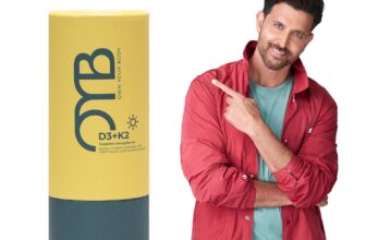 OYB Vitamin D3 K2 MK7 WITH Calcium & Molybdenum Tablets | Supports Strong Bones, Teeth, Heart & Immune Health | High Absorption Formula | 60 Veg Tablets | Pack of 1